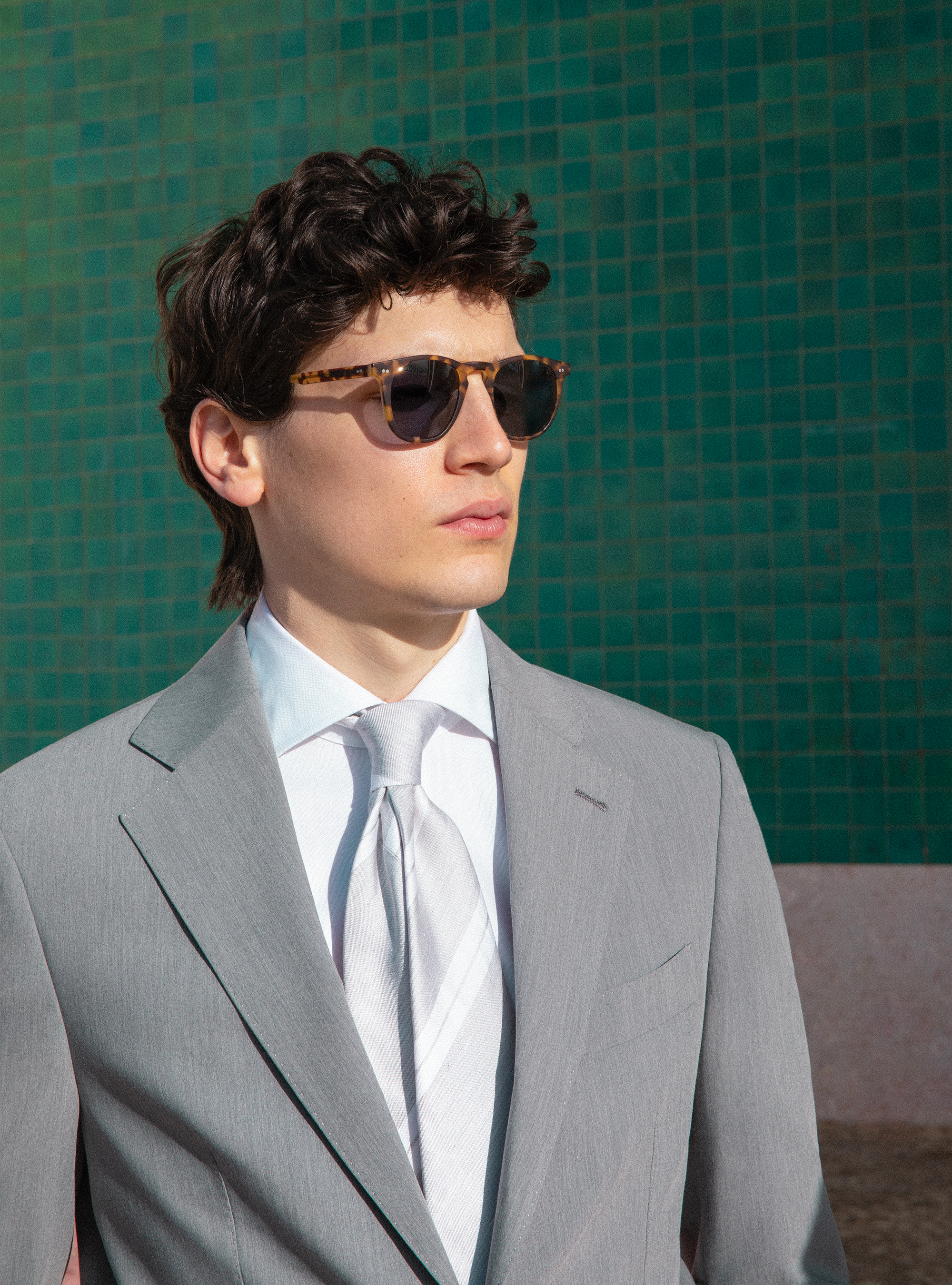 Traje de algodón elástico, 